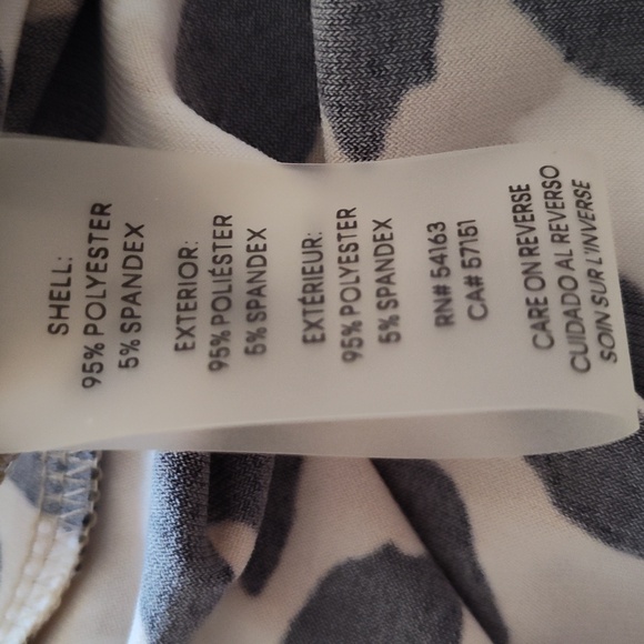 CALVIN KLEIN Sleeveless Tan And Black Top Size Large - Picture 3 of 4